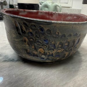 Scalloped Handmade Bowl