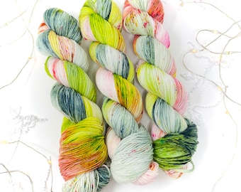 BROOK TROUT - a Special Summer Colorway - choose your favorite base. limited edition Indie Hand Dyed Speckle Yarn
