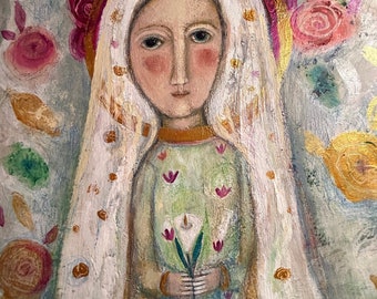 Original Mary Mother of God by  rose walton