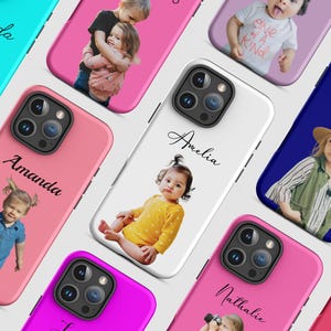 Custom Phone Case, Personalized Phone Case, Photo Phone Case, Name Phone Case, Personalized Custom Picture Phone Case, Gift for Grandma