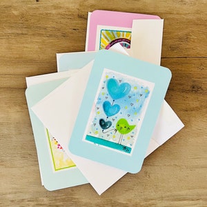 Love is All You Need set of 8 one sided notecards with envelopes image 7