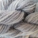 ONE SKEIN  gray 100% angora bunny rabbit fur knitting yarn