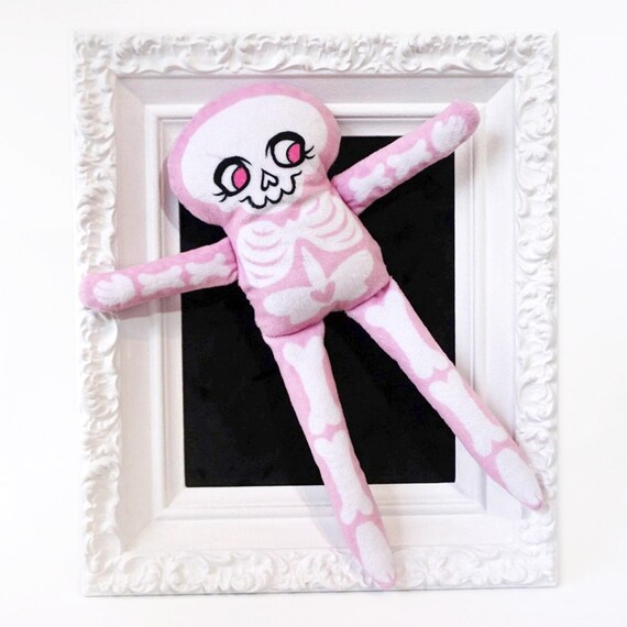 cute skeleton plush
