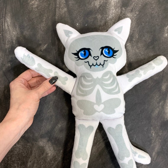 cute skeleton plush