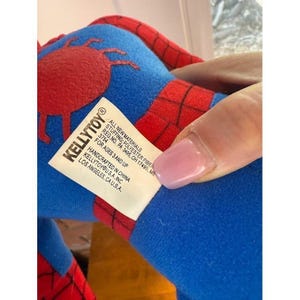 2002 SPIDER-MAN official movie 18" plush NEW w/ tag vintage action figure marvel Bild 7