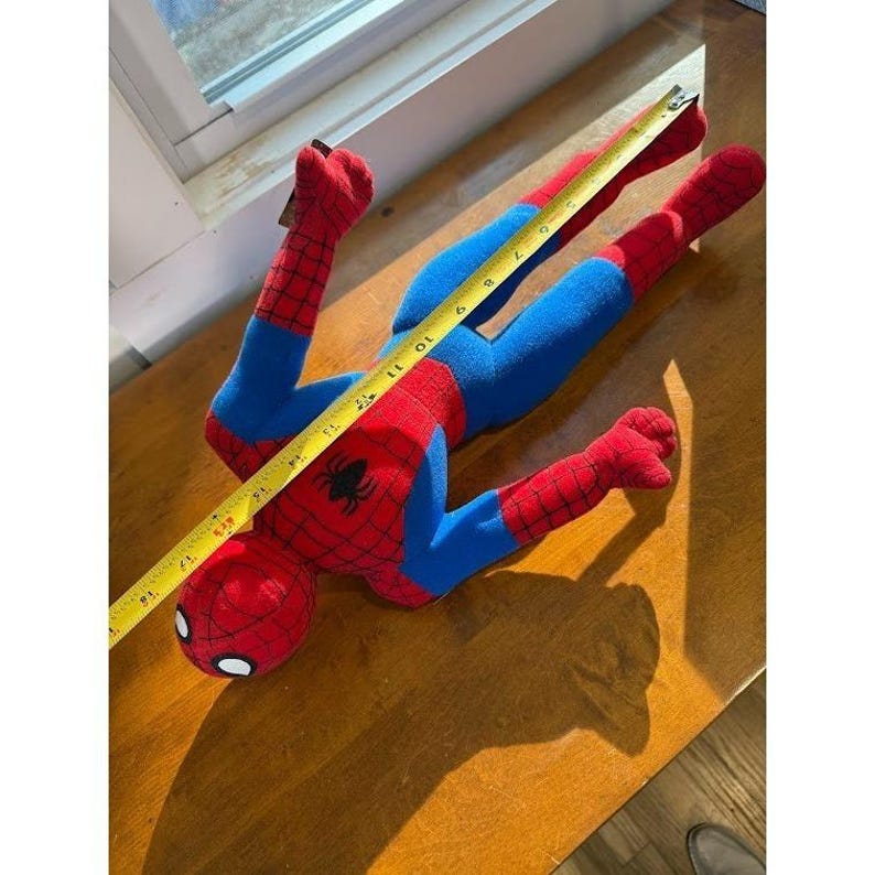 2002 SPIDER-MAN official movie 18" plush NEW w/ tag vintage action figure marvel Bild 9