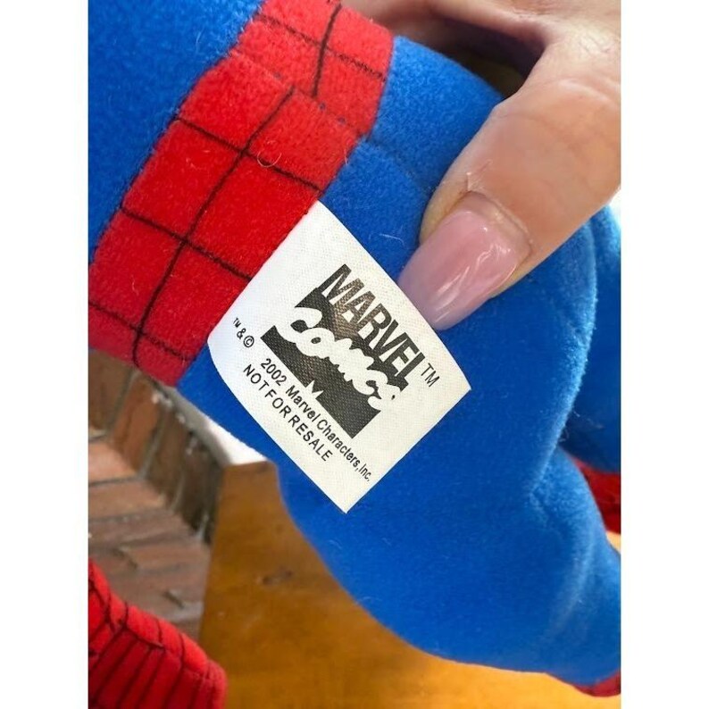 2002 SPIDER-MAN official movie 18" plush NEW w/ tag vintage action figure marvel Bild 6