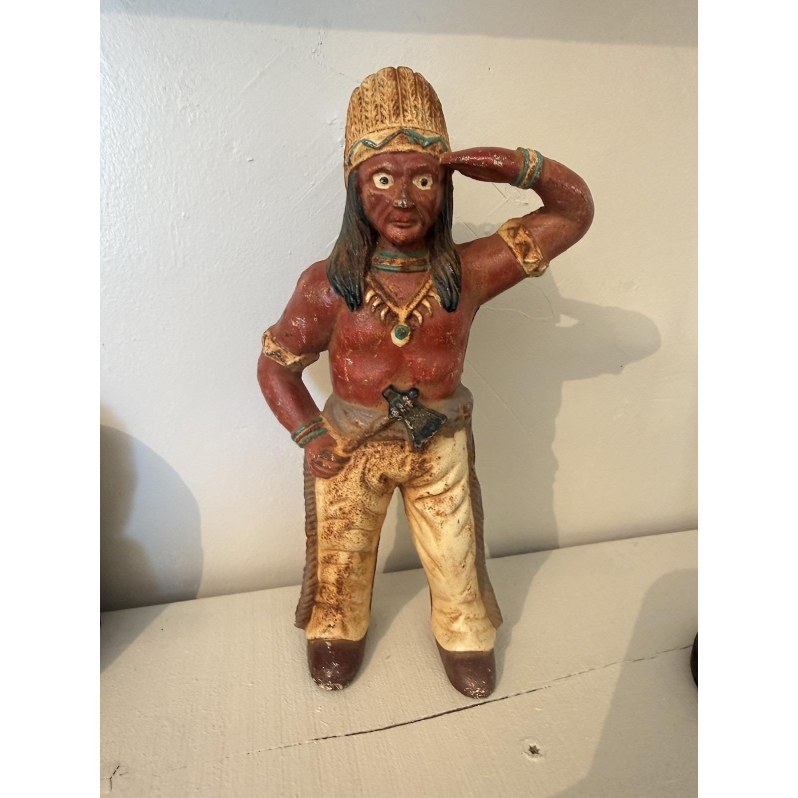 Indian Chief Figurine - Etsy