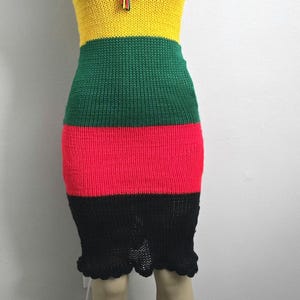 jamaican knitted dress Knit Trikå
