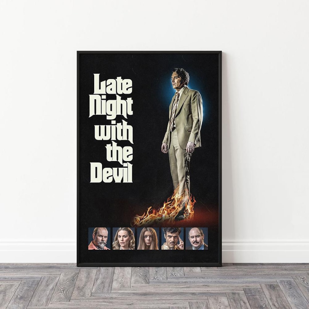 Late Night With the Devil Movie Posters,canvas Poster Printing, Art ...