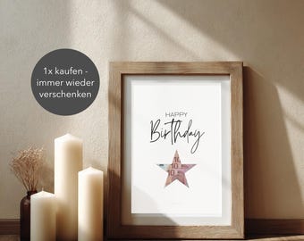 Cash gift | Birthday gift | Birthday present | Small gift | Wish fulfiller | Gift idea for women, men, girlfriends & boyfriends