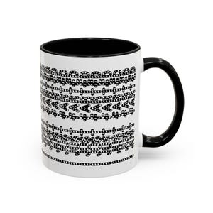 Funny &quot;I Just Farted&quot; Coffee Mug: Black & White Modern Decor