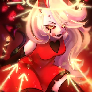 Hazbin Hotel Charlie Art Print