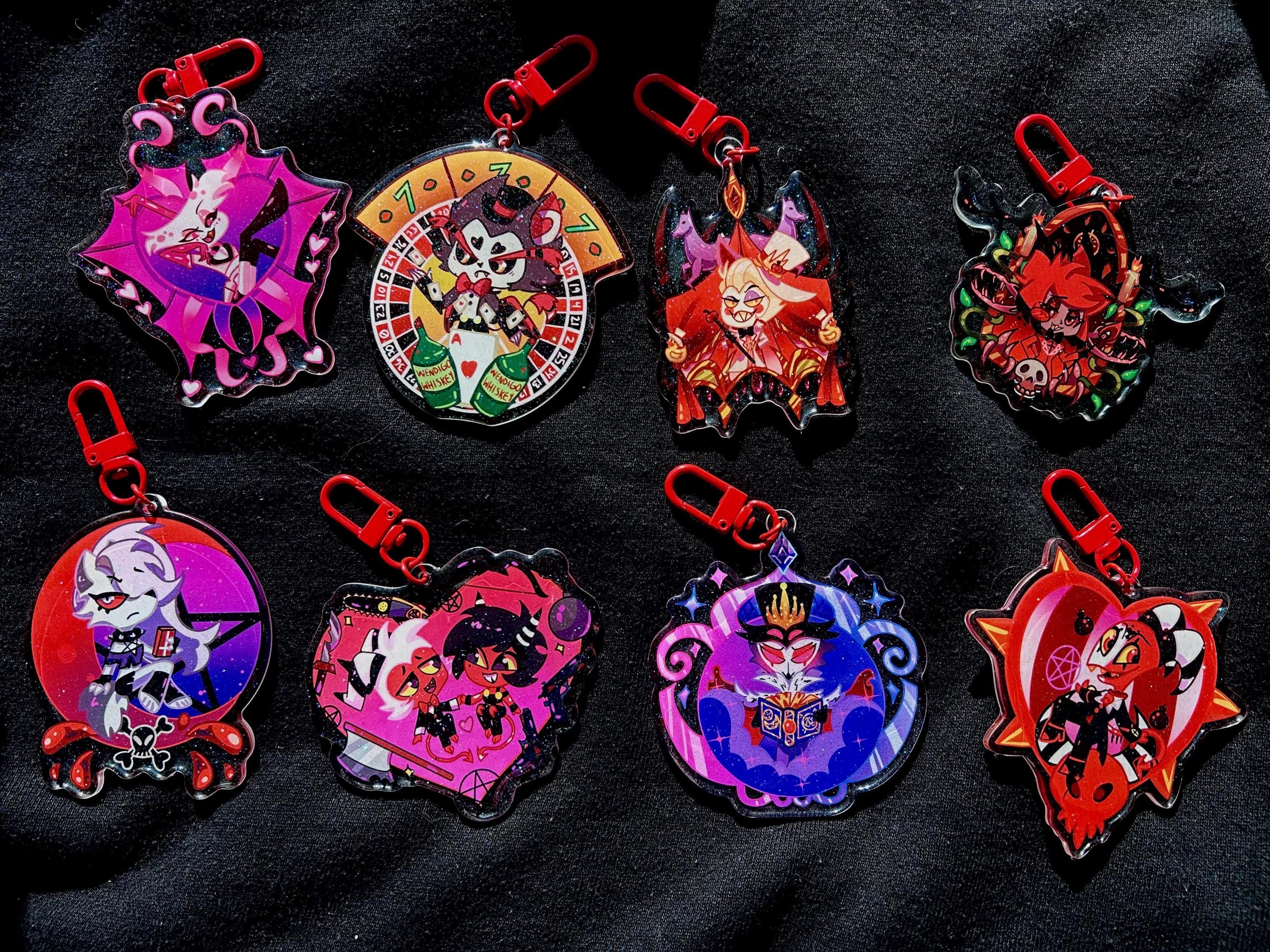Hazbin Hotel/ Helluva Boss Acrylic Keychains- Double Sided - Etsy