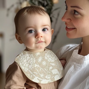 Baby Bibs / Boho Minimal Flower