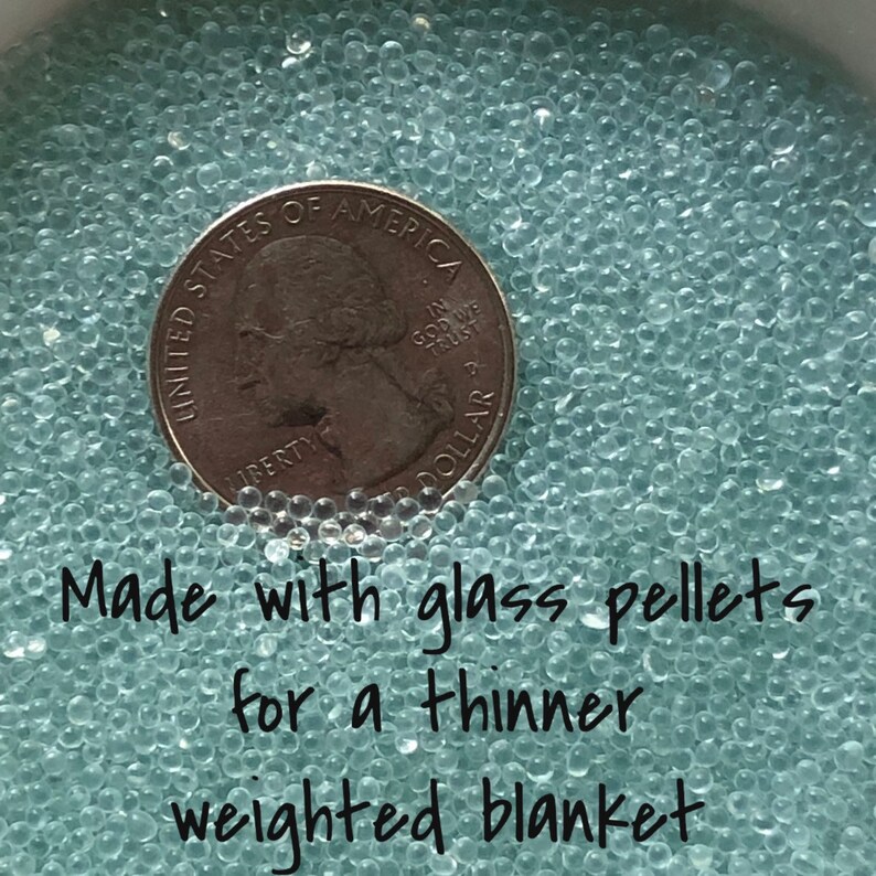 Clearance Weighted Blanket - Large 10 lb Scuba Blue (for ...