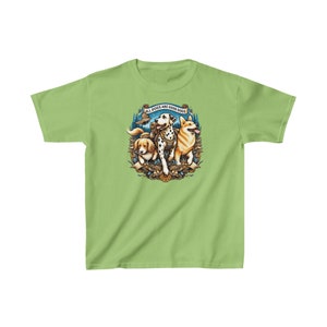Kids Heavy Cotton™ Tee Adventure Dogs All Dogs Are Good Dogs
