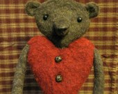 Primitive n Sweet Heart  Bear MakeDo