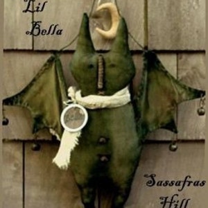 PDF  E Pattern INSTANT DOWNLOAD Primitive Bat Batty Lil Bella