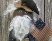 PDF  E Pattern INSTANT DOWNLOAD Primitive Americana Uncle Sam Stocking