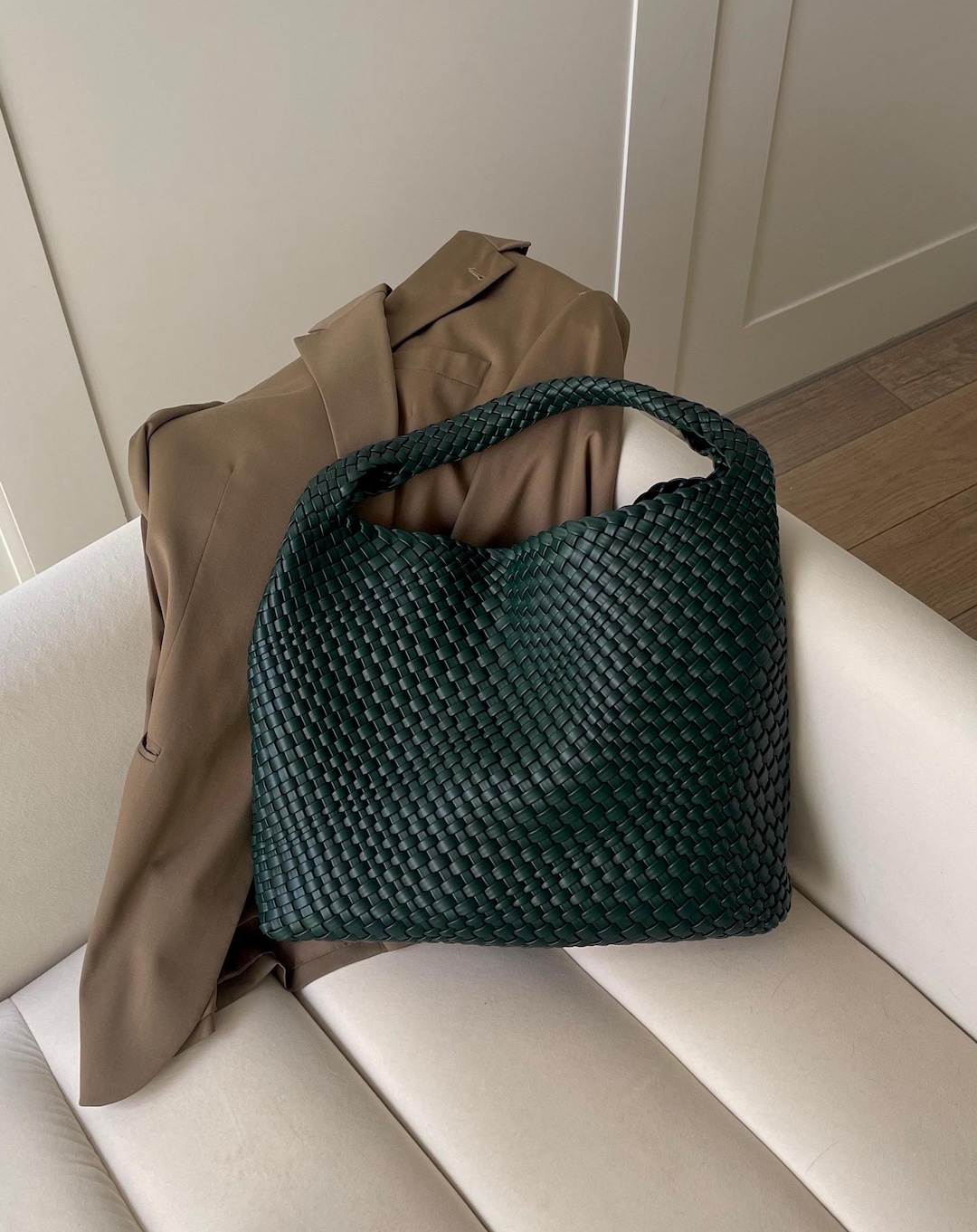 ショルダーバッグ・ポシェット GREEN STUFF Full hobo bag 65 pleated wrinkles black M il_1080xN.6390490049_gzjv.jpg