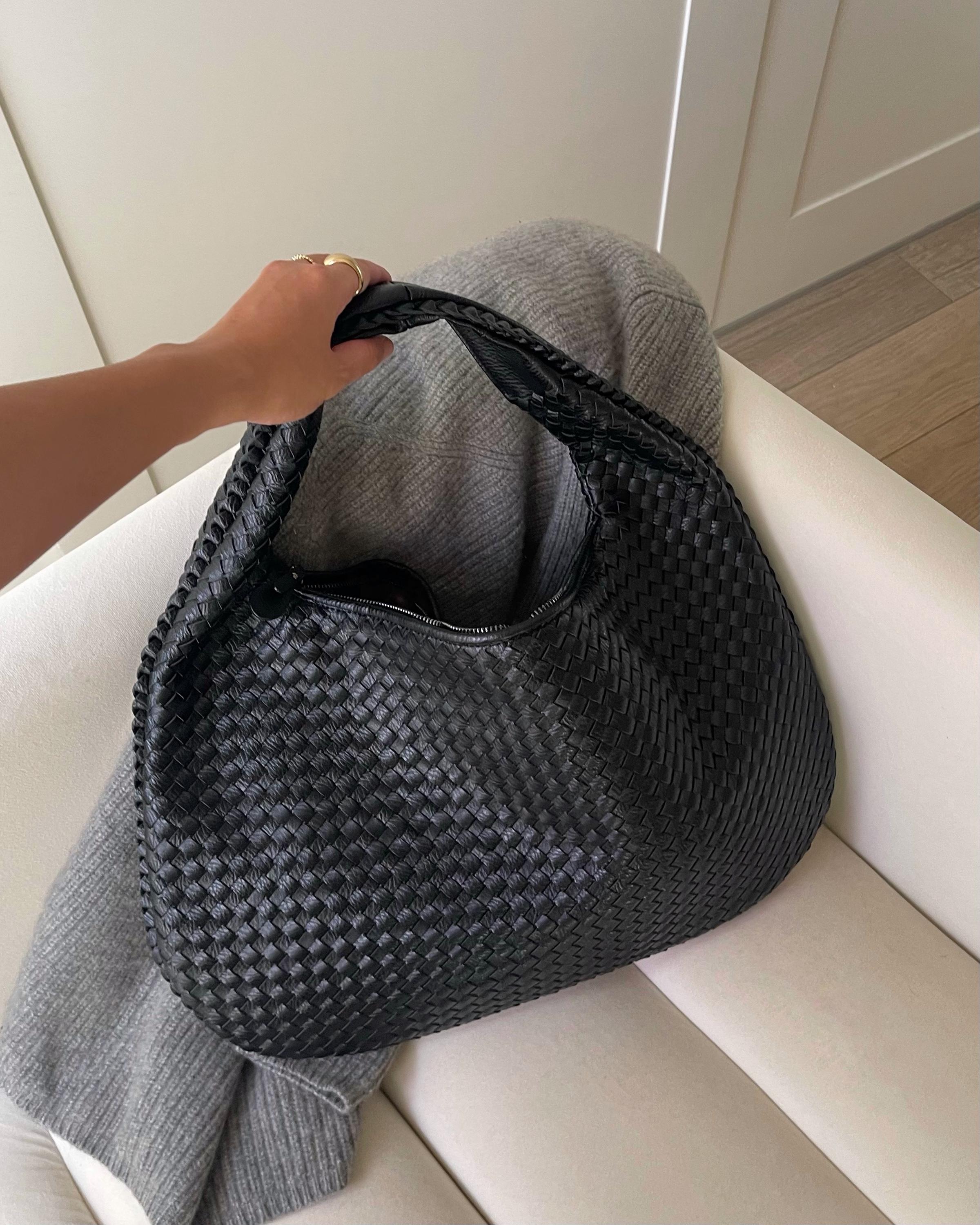 Large Burgundy Shoulder Bag for Women Cherry Red Vegan Leather