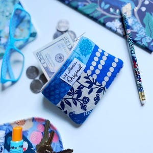 Monedero de pájaro, monedero con cremallera, monedero pequeño, monedero de tela con cremallera, cartera pequeña para mujer