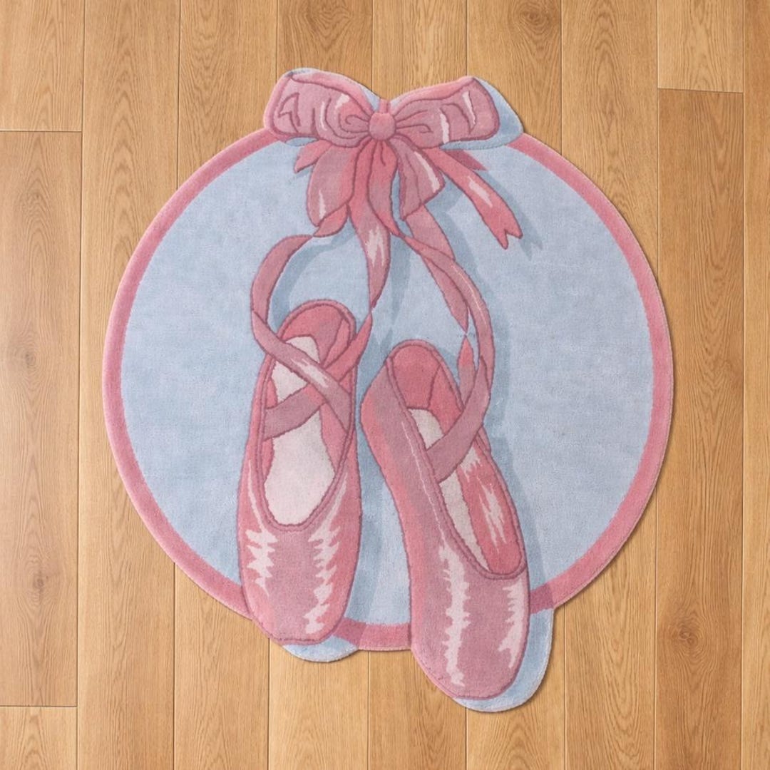 Ballet Point Shoes Rug: Hand Tufted Carpet - Etsy