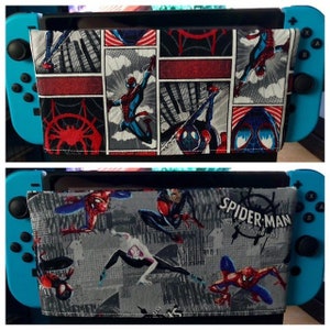 Spiderman Spiderverse Miles Morales Nintendo Switch Cover Etsy