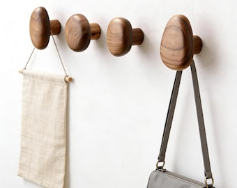 Personalized Wood Irregular Wall Storage Rack,Geometric-shaped Coat Hook Rack With Name,Wall Storage Rack,Custom Storage Rack,Christmas gift