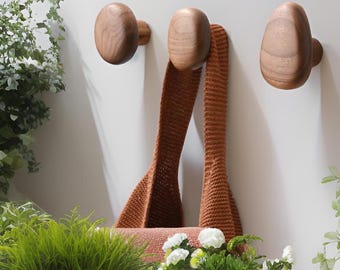 Personalized Wood Irregular Wall Storage Rack,Geometric-shaped Coat Hook Rack With Name,Wall Storage Rack,Custom Storage Rack,Christmas gift