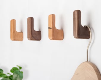 Personalized L-shaped Wall Hook Set,Decorative Wall Coat Hook,Entrance Wall Mount Wall Nail,Simple Hat Hook Modern Home Decoration Gift
