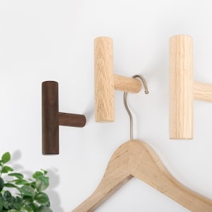 Personalized T-shaped Wall Hook Set,Decorative Wall Coat Hook,Entrance Wall Mount Wall Nail,Simple Hat Hook Modern Home Decoration Gift