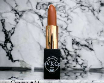 Cream Pie Cream Luxury Cruelty-Free, Paraben Free, Vegan Lipstick with Aloe