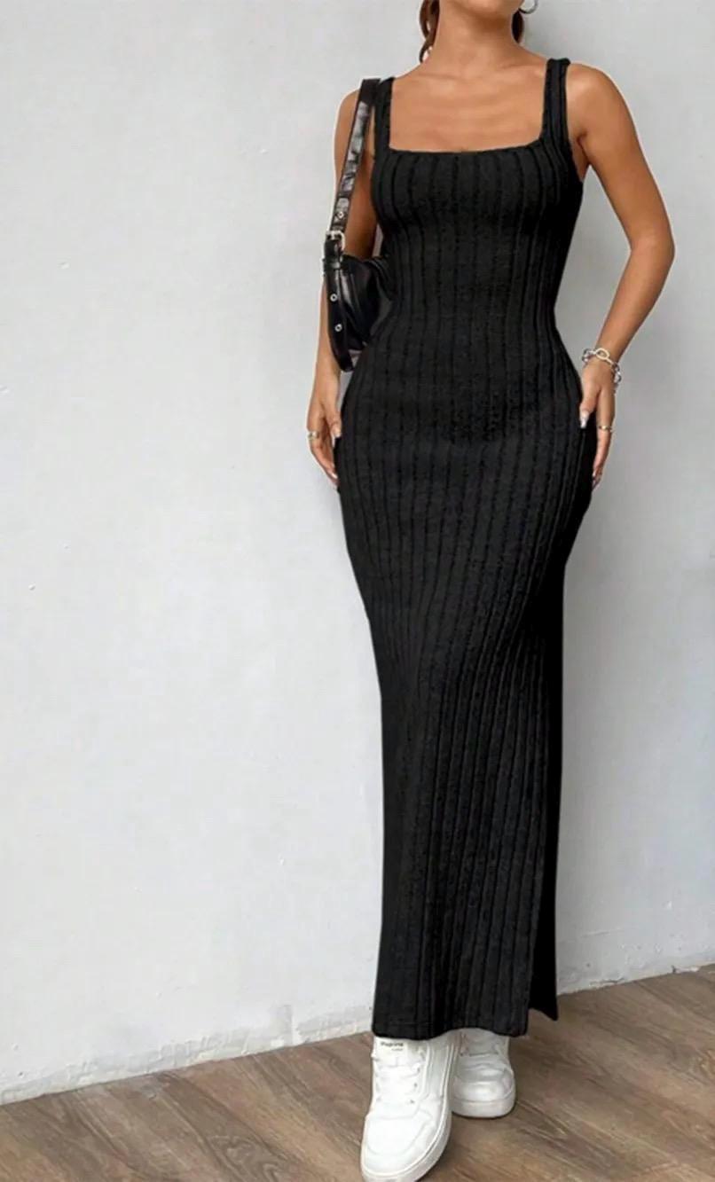The Perfect Knit Dress - Black main image 1