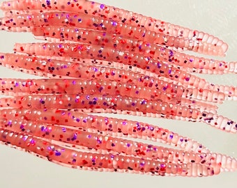 3” trout worm 40 pack “SANGRIA” *floating and non-floating available
