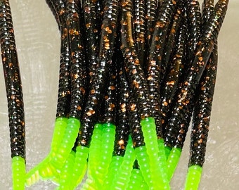 3” trout worm 40 pack “Phantom Glow” *GLOWS *floating and non-floating available