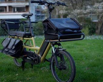 Sac avant panier pour vélo cargo et longtail électrique : Riese And Muller / Tern / Yuba / Bike43 / sac premium