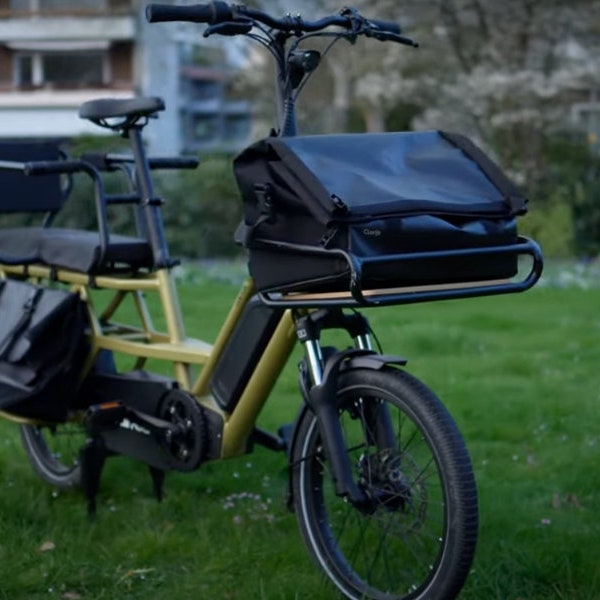 Sac avant panier pour vélo cargo et longtail électrique : Riese And Muller / Tern / Yuba / Bike43 / sac premium