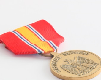 Médaille du service de la défense nationale des États-Unis (NDSM) | Récompense de service militaire américaine vintage | luluglitterbug