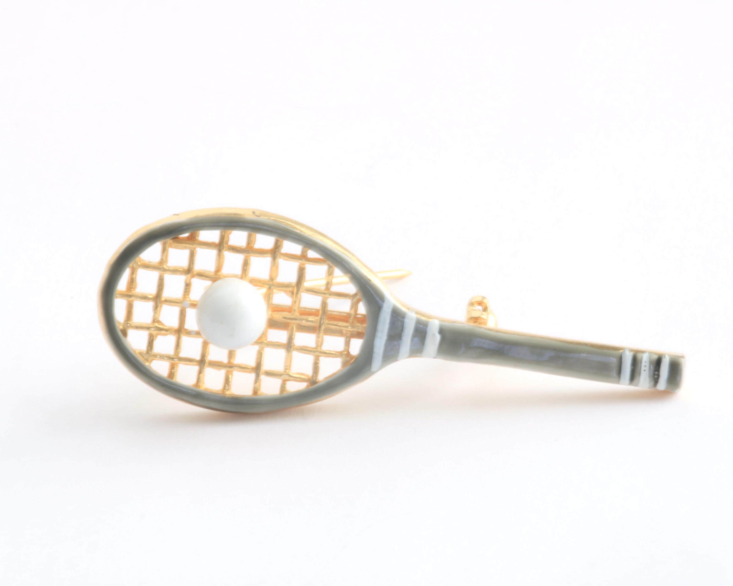 Pin's Tennis émaillé Vintage - Distintivo Tennis Smaltato