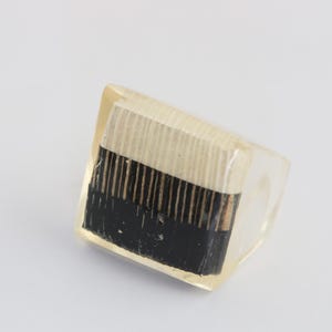 Vintage Mod Lucite Statement Ring Größe 6 // luluglitterbug