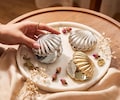 Personalized Seashell Makeup Mirror, Engraved Clam Shell Pocket Mirror, Bridesmaid Gift product logo