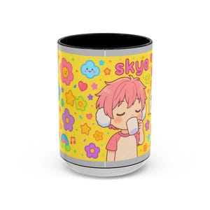 Bonita taza de café de Skye: diseño de dibujos animados, regalo perfecto para amantes del café, decoración divertida para la cocina, ideal para niños, colores brillantes.