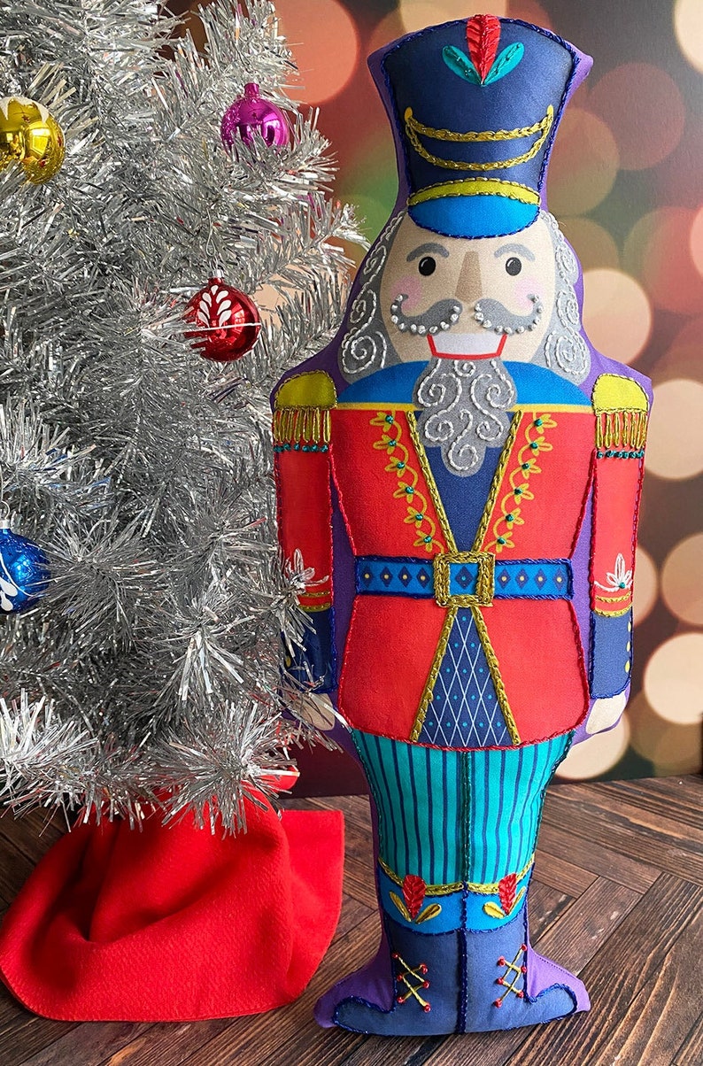 Nutcracker Doll Cut & Sew Panel Etsy