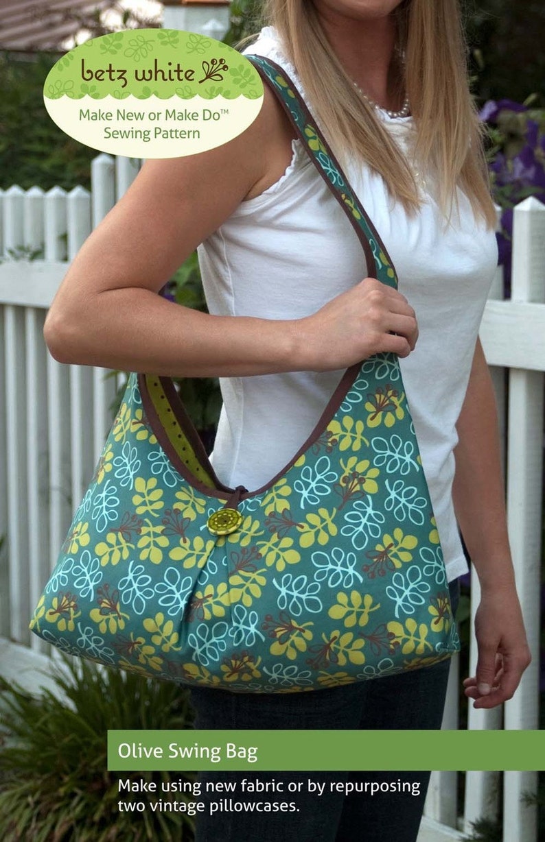 Olive Swing Bag PDF Pattern Etsy