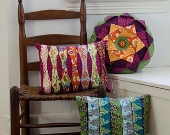 Pleated Pillow Trio PDF Sewing Pattern