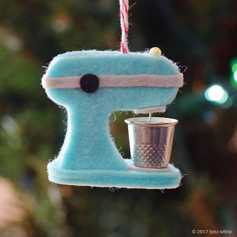 Kitchen Mixer Felt Ornament PDF PATTERN Etsy UK