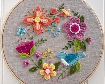 Fresh Start Embroidery PDF Pattern