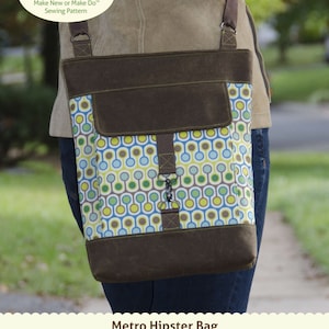 Metro Hipster Bag PDF Sewing Pattern